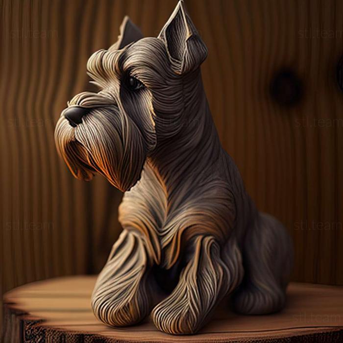 Zwergschnauzer dog